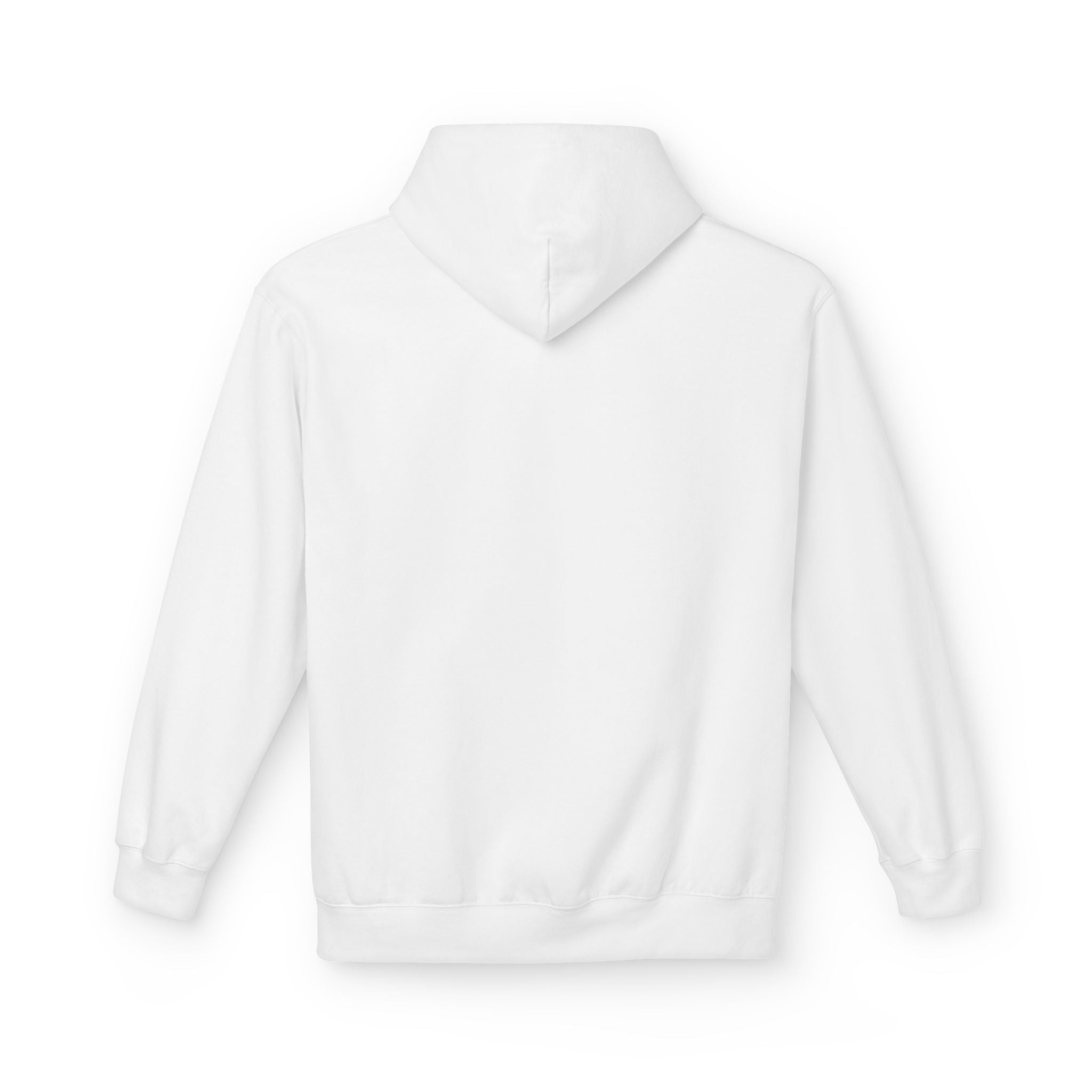 Minimal 'RIVOÉ' Small-Logo Hoodie — Clean White Casual Pullover