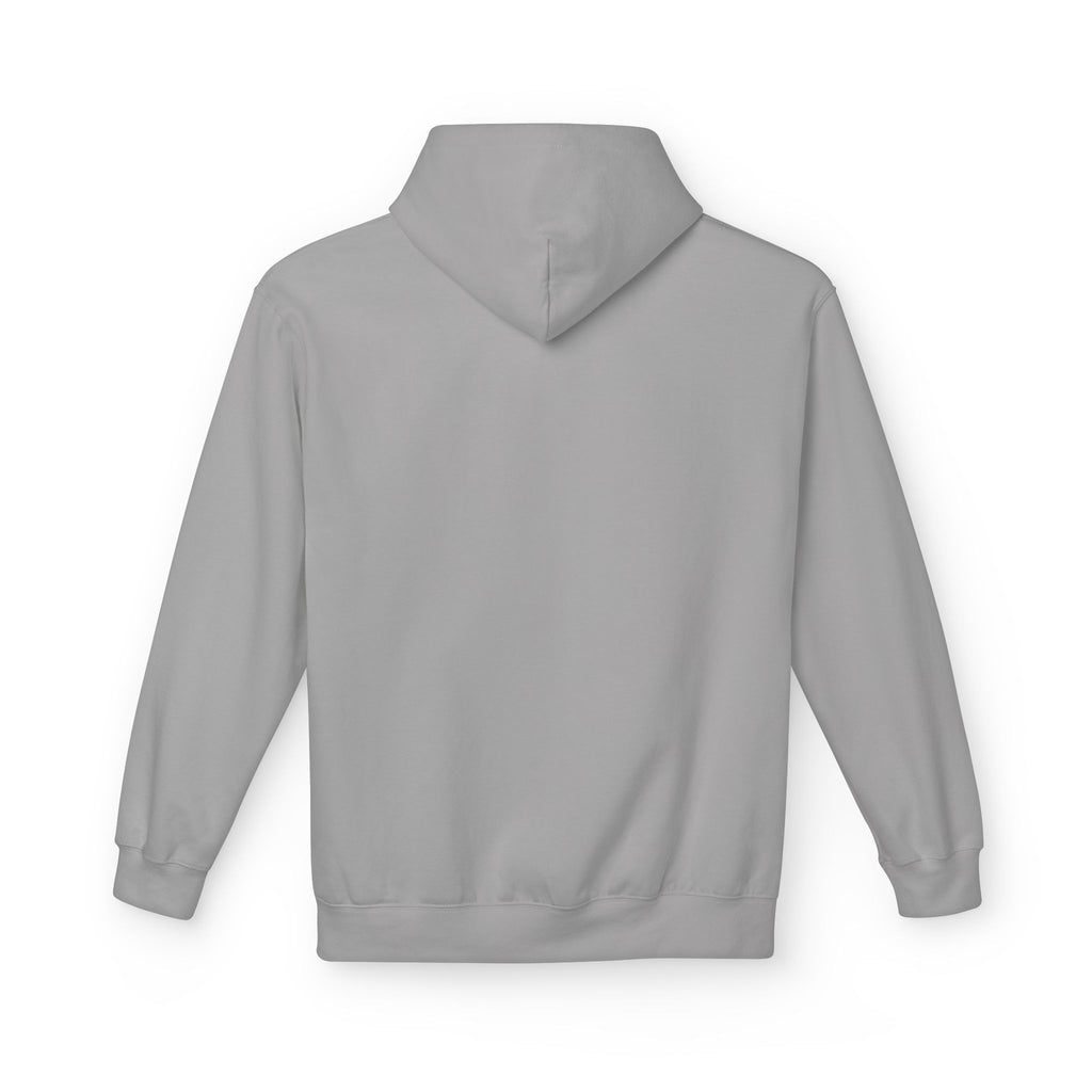 Minimal 'RIVOÉ' Small-Logo Hoodie — Clean White Casual Pullover