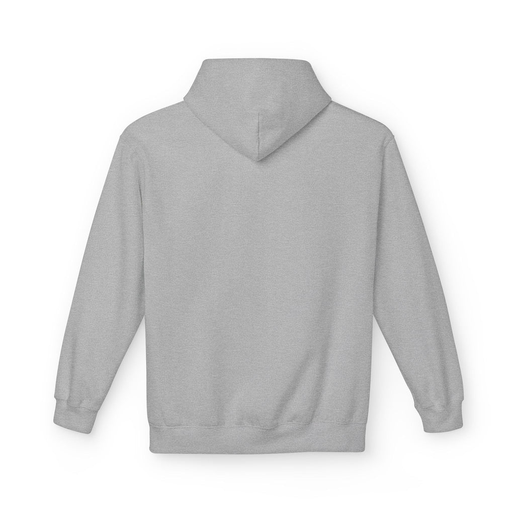 Minimal 'RIVOÉ' Small-Logo Hoodie — Clean White Casual Pullover