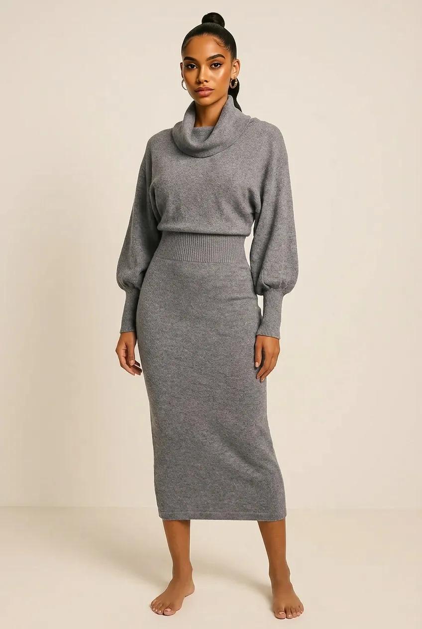 Chic Bodycon Sweater Dress